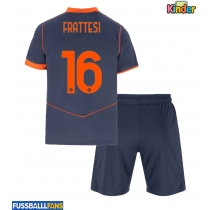 Inter Milan Davide Frattesi #16 3rd trikot Kinder 2025-26 Kurzarm (+ Kurze Hosen)
